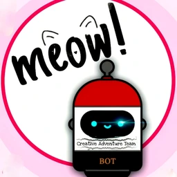 MeowBot logo featuring a cat